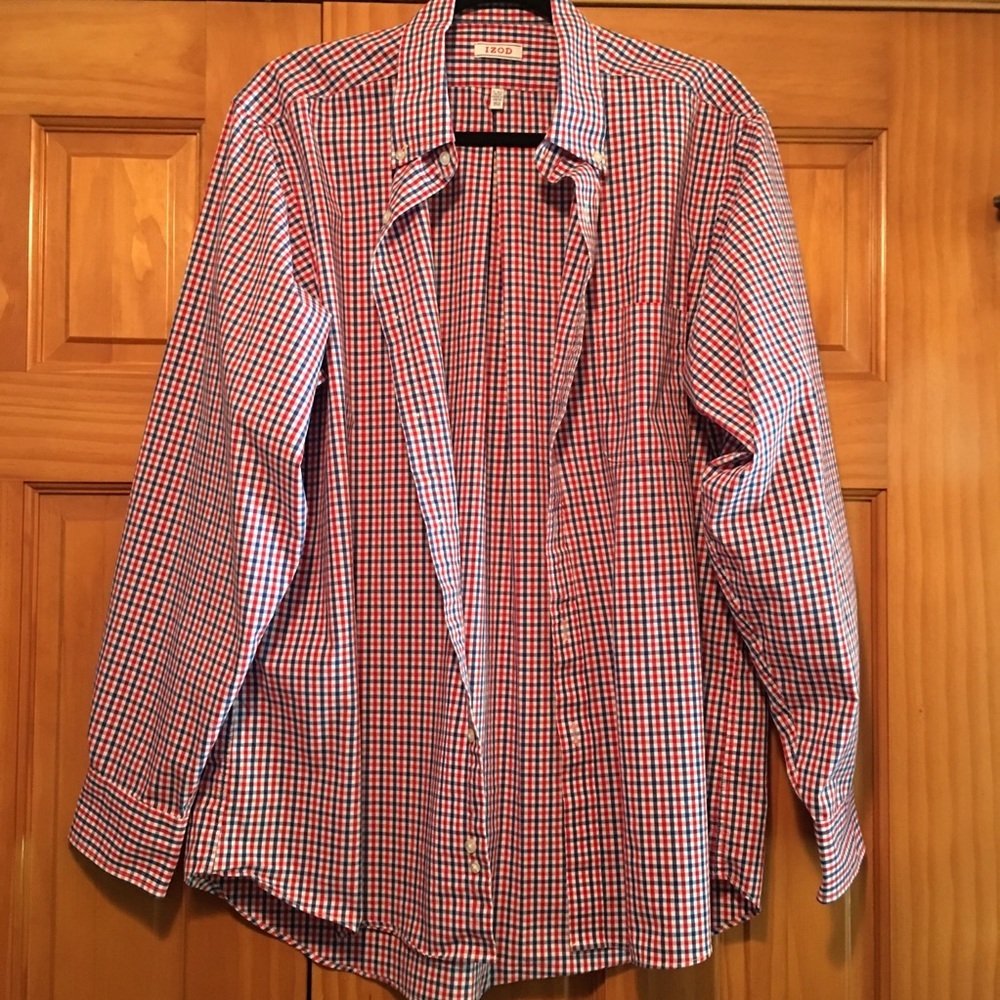 IZOD Button Down Shirt 16 - 16 1/2. 34/35